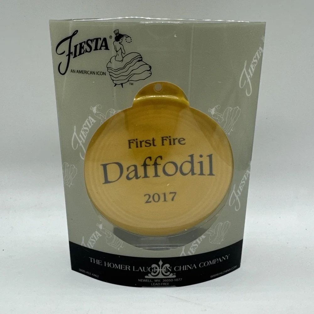 Fiesta Ornament HLCCA 2017 First Fire DAFFODIL